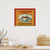 Poster Cramer's Choice Coffee Étiquette (Cuisine)
