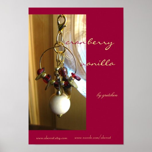 Poster Cranberry Vanilla 2 (Devant)