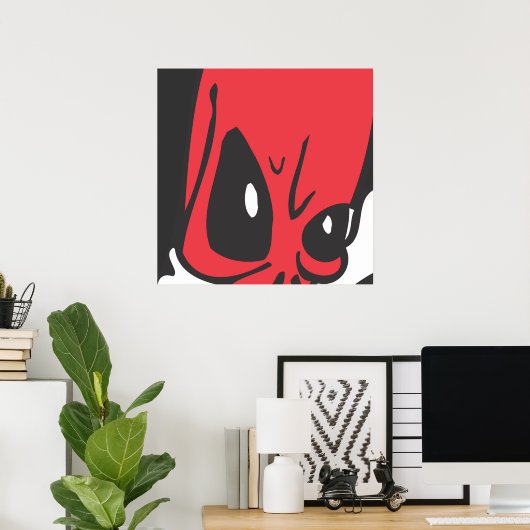 Poster Crâne (Bureau à domicile)