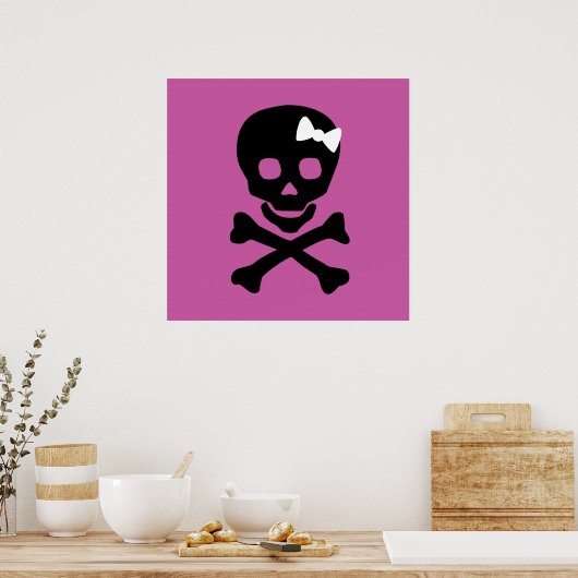 Poster crâne 3 (Cuisine)