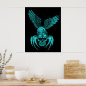Poster Crâne à aigle (Cuisine)