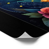 Poster Crâne à sucre - Magie mexicaine (Coin)