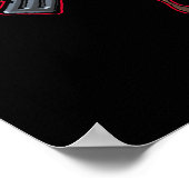 Poster Crâne avec casque, avions et bombes (Coin)