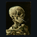 Poster Crâne avec cigarette brûlante par Van Gogh<br><div class="desc">À propos de l'oeuvre Crâne avec brûler la cigarette (1885) Crâne avec brûler la cigarette (néerlandais : Kop van een skelet met brandende sigaret) est une peinture non datée de Vincent van Gogh, qui fait partie de la collection permanente du musée Van Gogh à Amsterdam. Il a probablement été peint...</div>