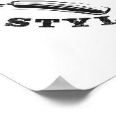 Poster Crâne Barbershop (Coin)