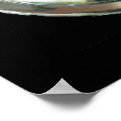 POSTER CRÂNE CHROME (Coin)