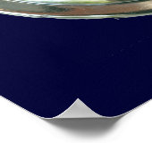 POSTER CRÂNE CHROME (Coin)
