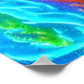 Poster Crâne couleur (Coin)