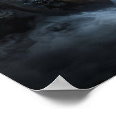 Poster Crâne de bélier brouillard citrouille (Coin)
