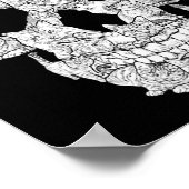 Poster Crâne de chat - Kitty Skeleton Idée de costume d'H (Coin)