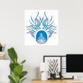 Poster Crâne de clôture (Bureau à domicile)