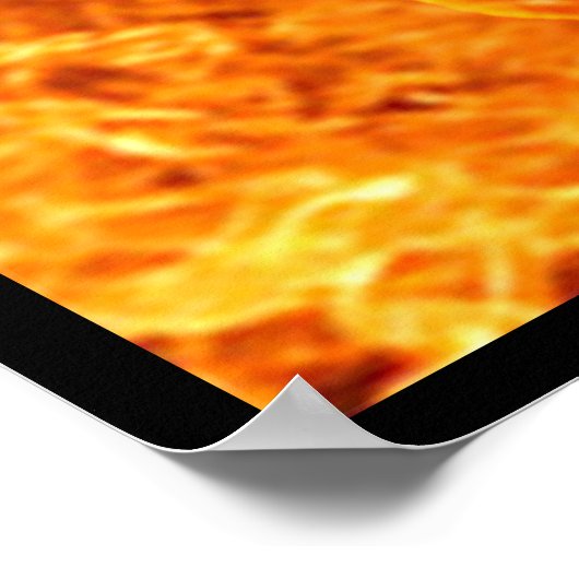 Poster Crâne de feu flamboyant (Coin)