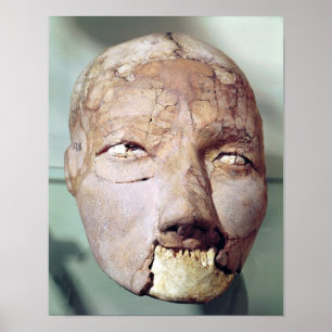 Poster Crâne, de Jéricho, 7000-6000 AVANT JÉSUS CHRIST