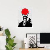 Poster Crâne de projection (Bureau à domicile)