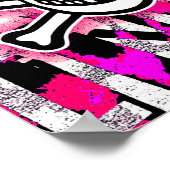 Poster Crâne de punk (Coin)