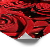 Poster Crâne de sucre rose Roses rouges Vacances Grand (Coin)