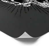 Poster Crâne et étoiles III (Coin)