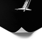 Poster Crâne et seringues (Coin)