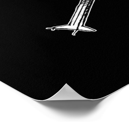 Poster Crâne et seringues (Coin)