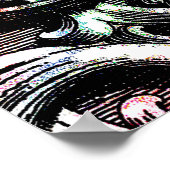 Poster Crâne floral (Coin)