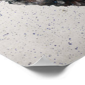 Poster Crâne floral 2 (Coin)