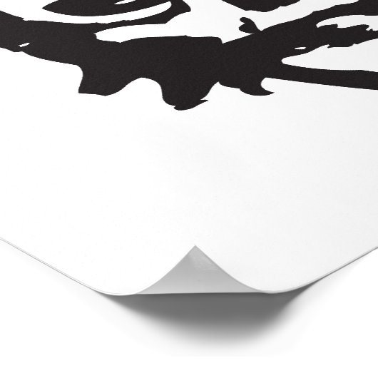 Poster crâne fumant (Coin)