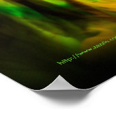 Poster Crâne gothique noir (Coin)