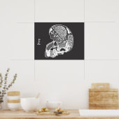 Poster Crâne gravé tibétain (Cuisine)
