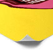 Poster Crâne mignon Avec Araignée Et Fantômes Dans Les So (Coin)