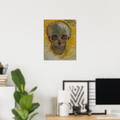 Poster Crâne par Vincent Van Gogh (Bureau à domicile)