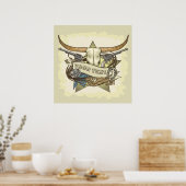 Poster Crâne personnalisable (Cuisine)