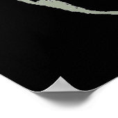 Poster Crâne Pop Art Gris noir unique spécial (Coin)