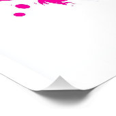 Poster Crâne Rave � Squelette de fête EDM DJ (Coin)