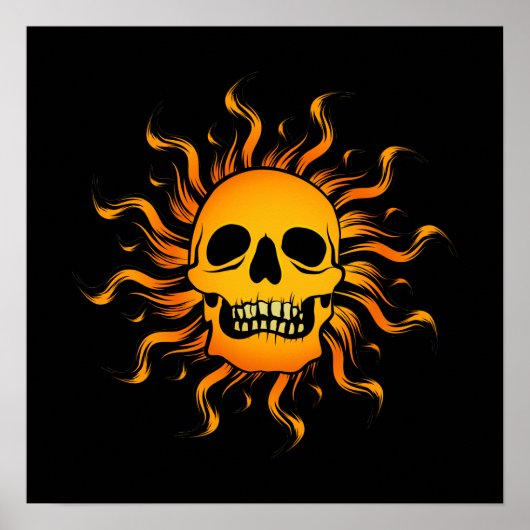 Poster Crâne solaire (Devant)