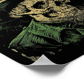 Poster Crâne Squelette - Leprechaun Saint-Patrick Saint (Coin)