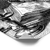 Poster Crâne vintage (Coin)