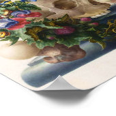 Poster Crâne vintage (Coin)