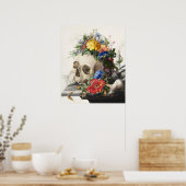 Poster Crâne vintage (Cuisine)