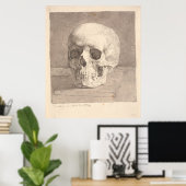 Poster Crâne, vue avant (Bureau à domicile)