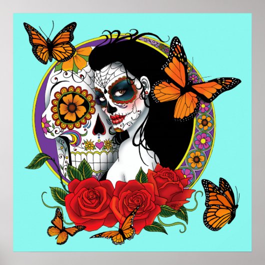 Poster Crânes à sucre (Devant)