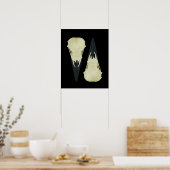 Poster Crânes corbeaux (Cuisine)