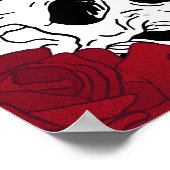Poster Crânes et roses (Coin)