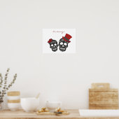 Poster Crânes noirs Duo Thunder_Cove (Cuisine)