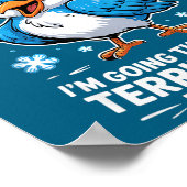 Poster Cranky Bird Terrible 90s Funny Quote Design  (Coin)