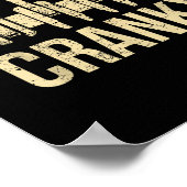 Poster Cranky Car Engine Crankshaft Lover Mechanics Fathe (Coin)