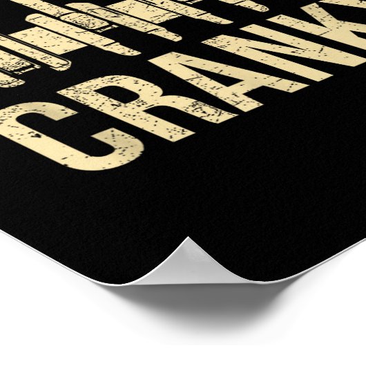 Poster Cranky Car Engine Crankshaft Lover Mechanics Fathe (Coin)