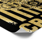 Poster Cranky Car Engine Crankshaft Lover Mechanics Fathe (Coin)