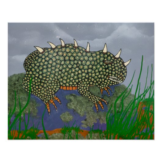 Poster Crapaud commun (Devant)