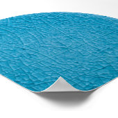 Poster Craques de pierre bleue (Coin)