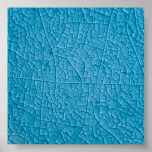 Poster Craques de pierre bleue (Devant)